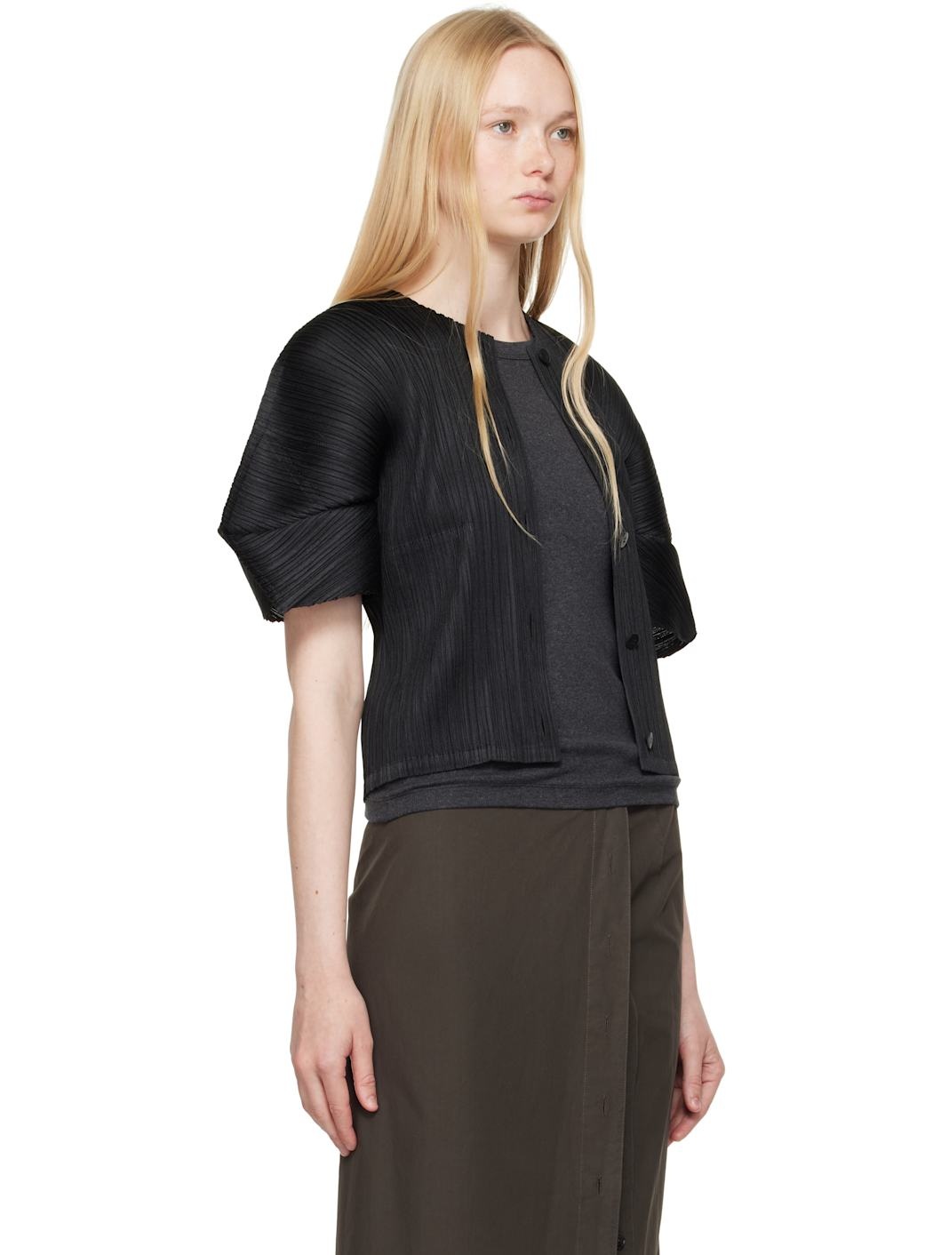 Black Monthly Colors April Cardigan - 2