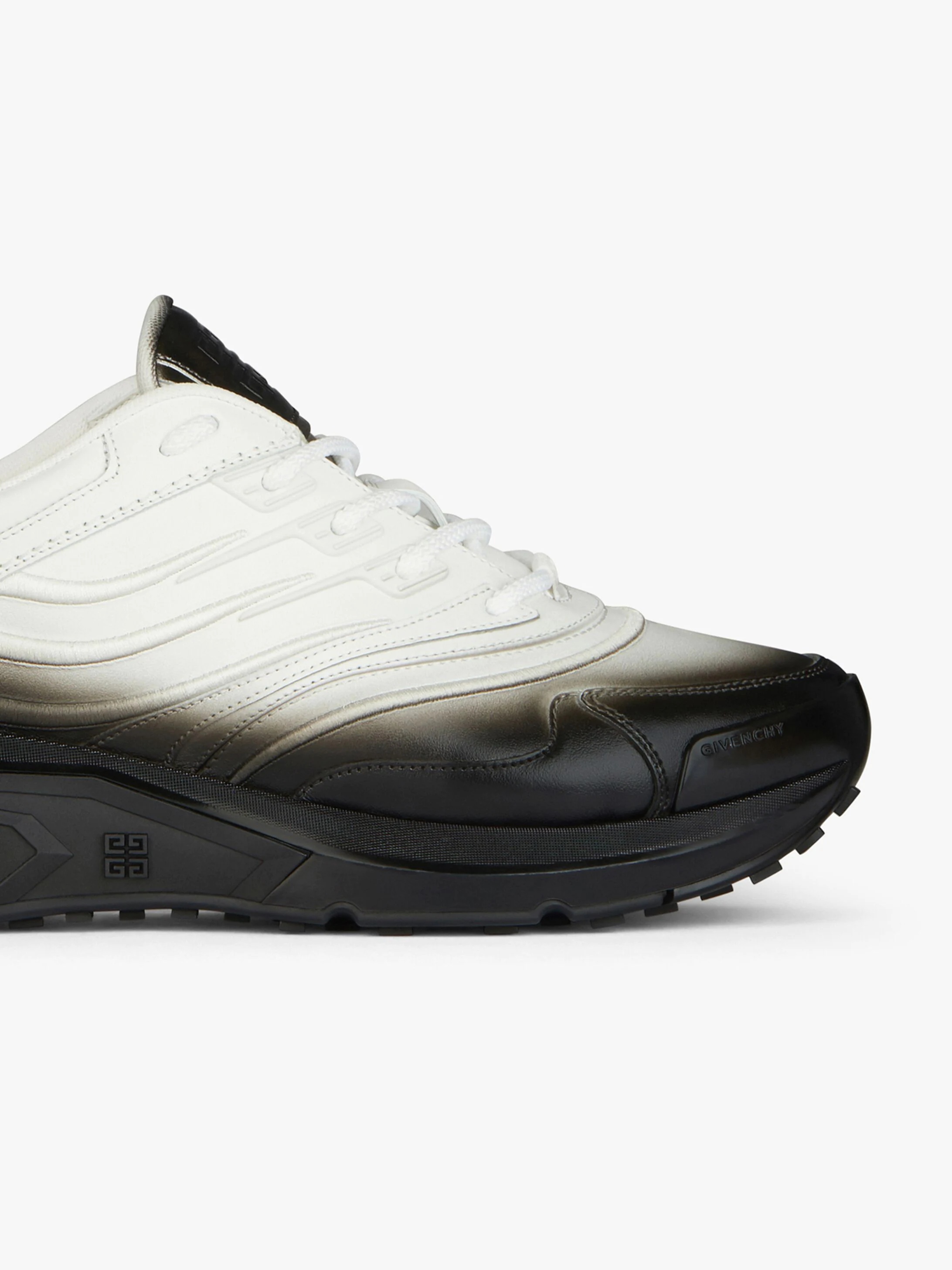 GIV 1 SNEAKERS IN LEATHER WITH TAG EFFECT PRINT - 6