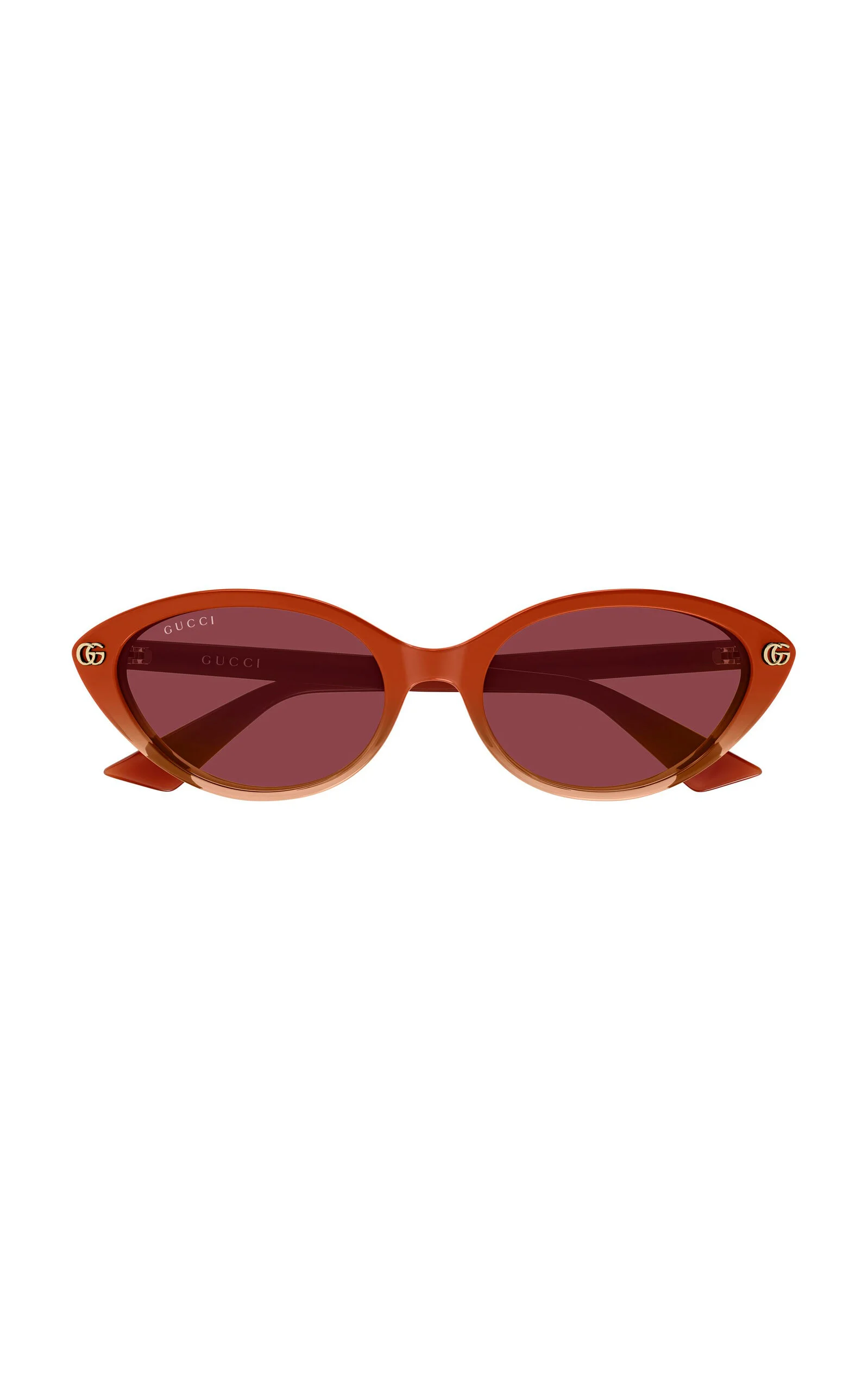 Cat-Eye Acetate Sunglasses orange - 1