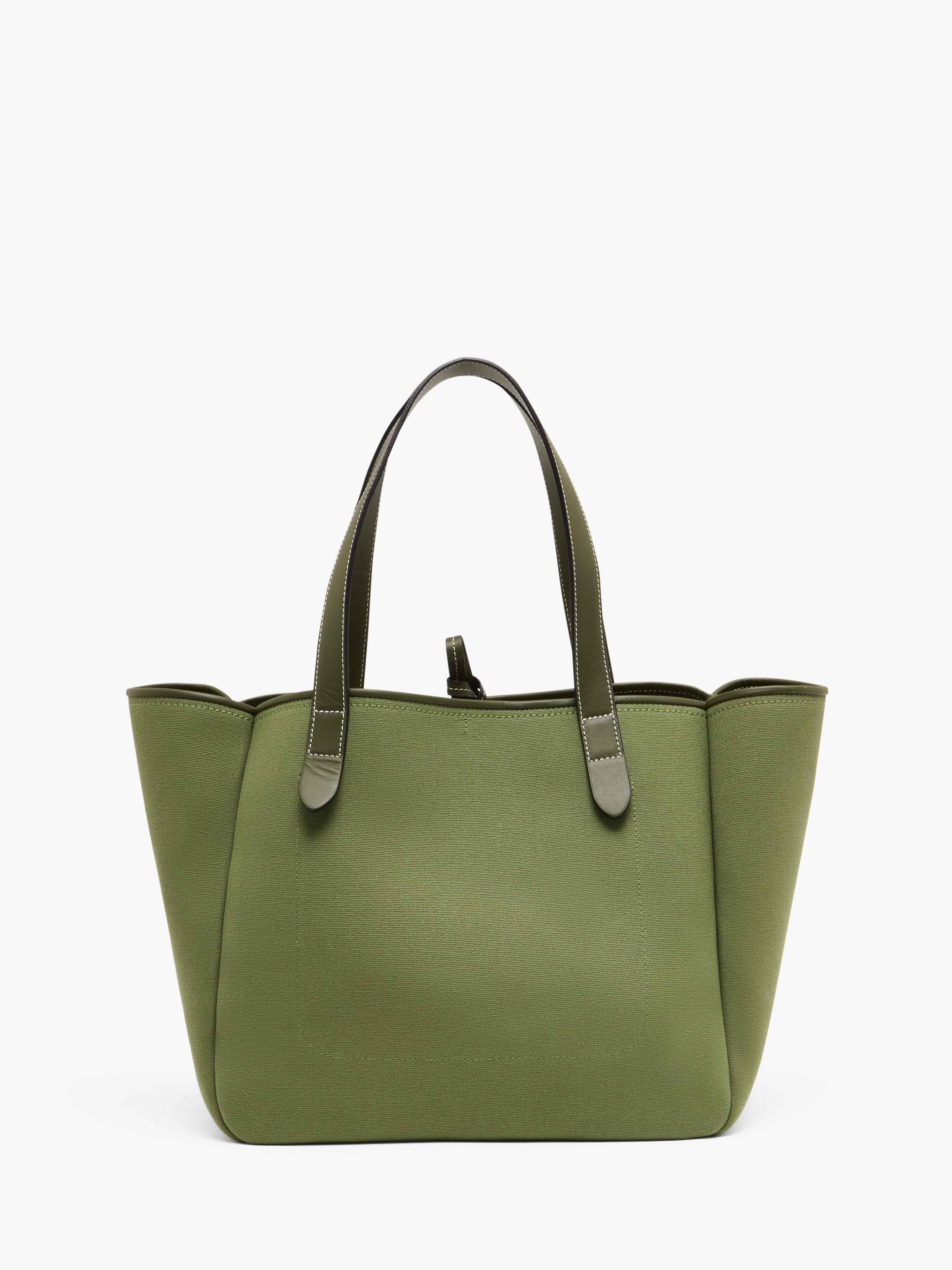 BELT TOTE BAG - DOUBLE CANVAS SHOULDER BAG - 3