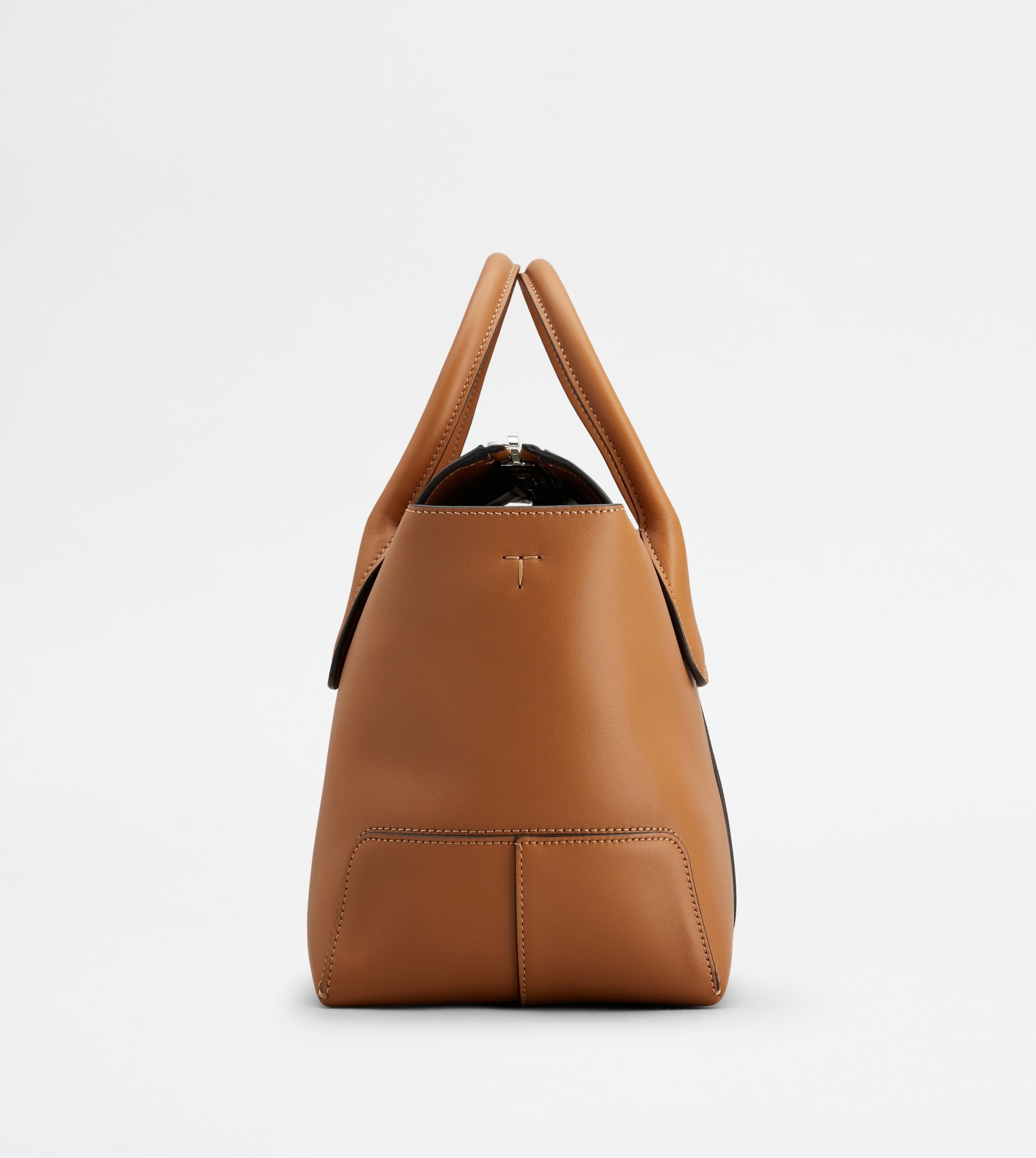 TOD'S DI BAG IN LEATHER SMALL - SPECIAL VERSION - BROWN - 3