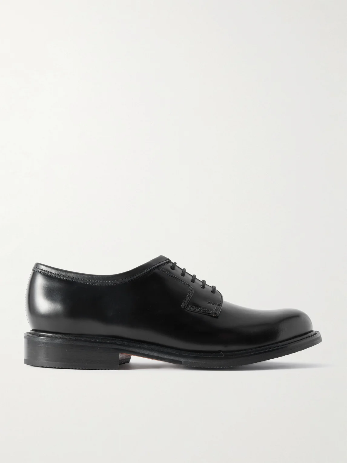Camden Polished-Leather Derby Shoes - 1