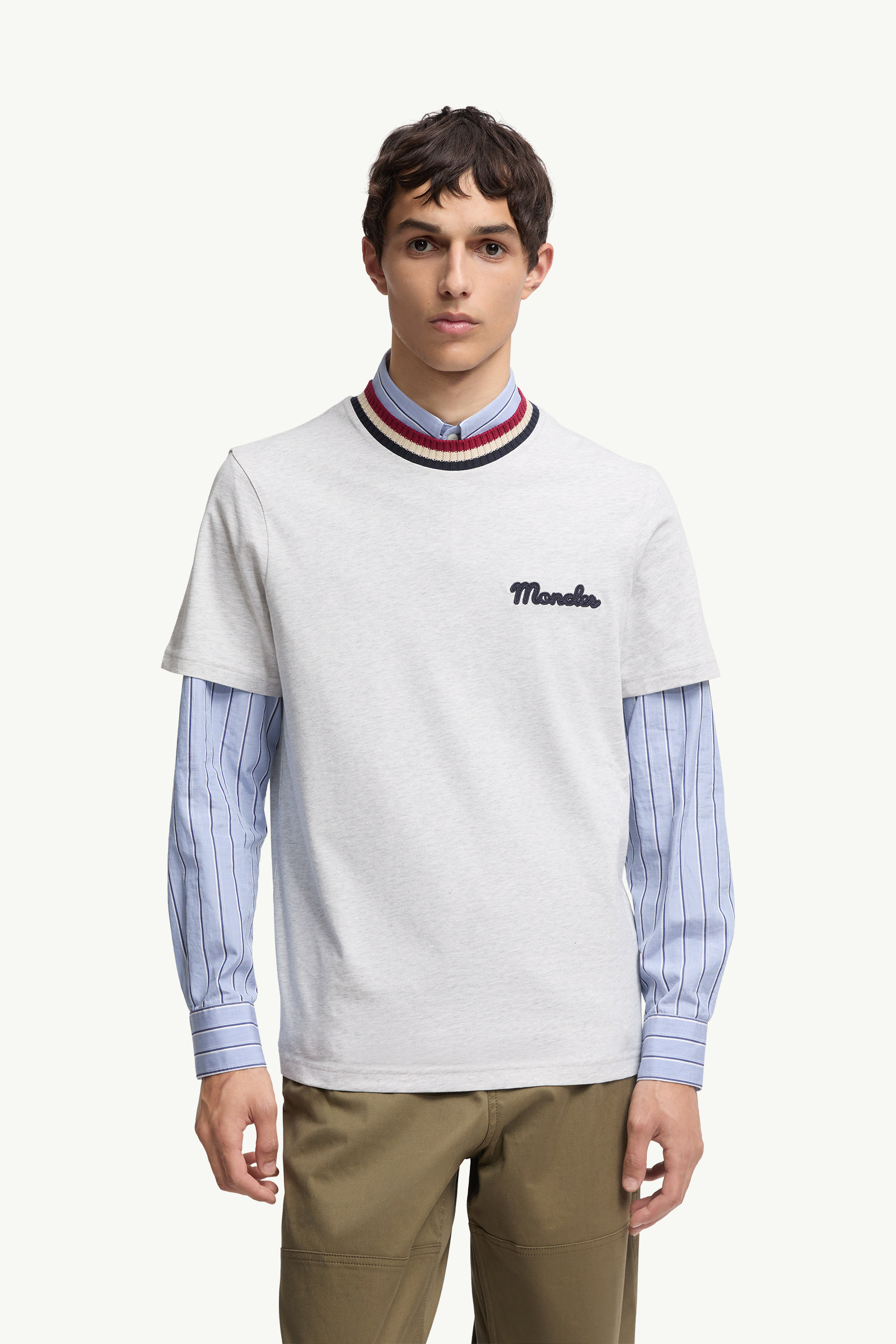 Embroidered Logo Cotton T-Shirt - 3