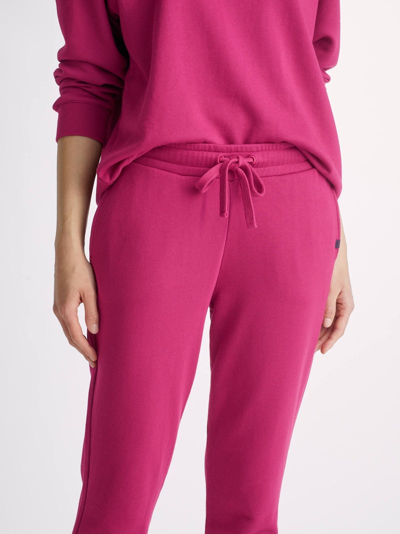 Women's Sweatpants Quinn Cotton Modal Stretch Berry - 5