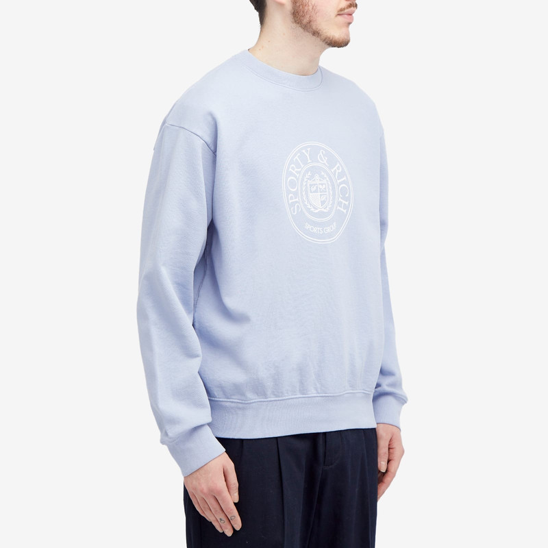 Sporty & Rich Sporty & Rich Conneticut Crest Crew Sweat outlook
