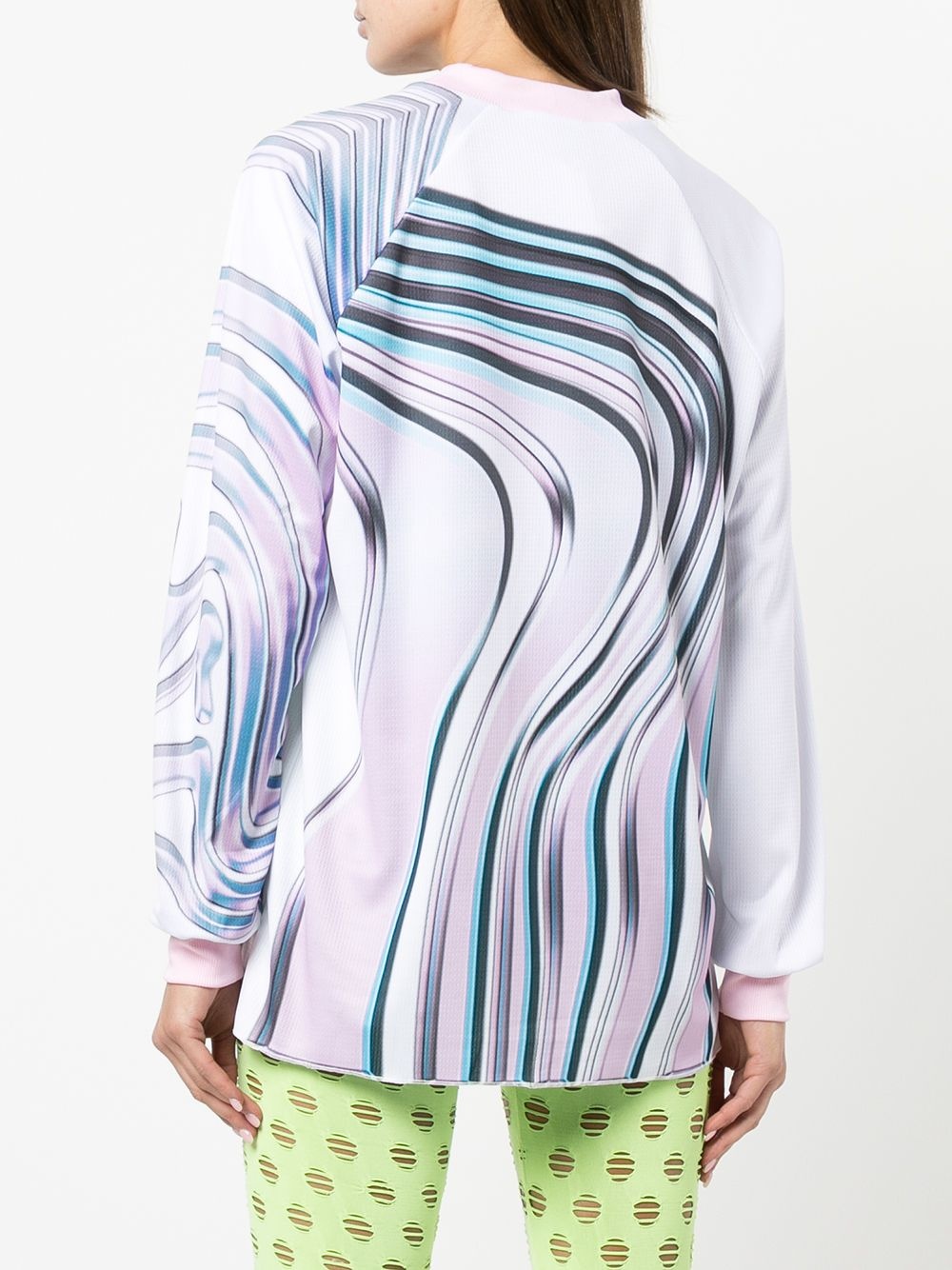 wave-print top - 4