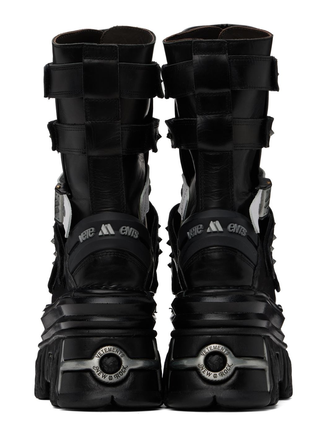 Black & White New Rock Edition Gamer Boots - 2