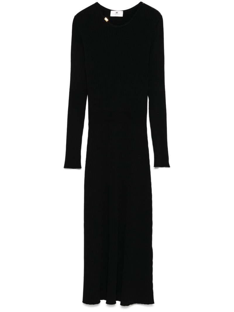 ribbed-knit midi dress 1