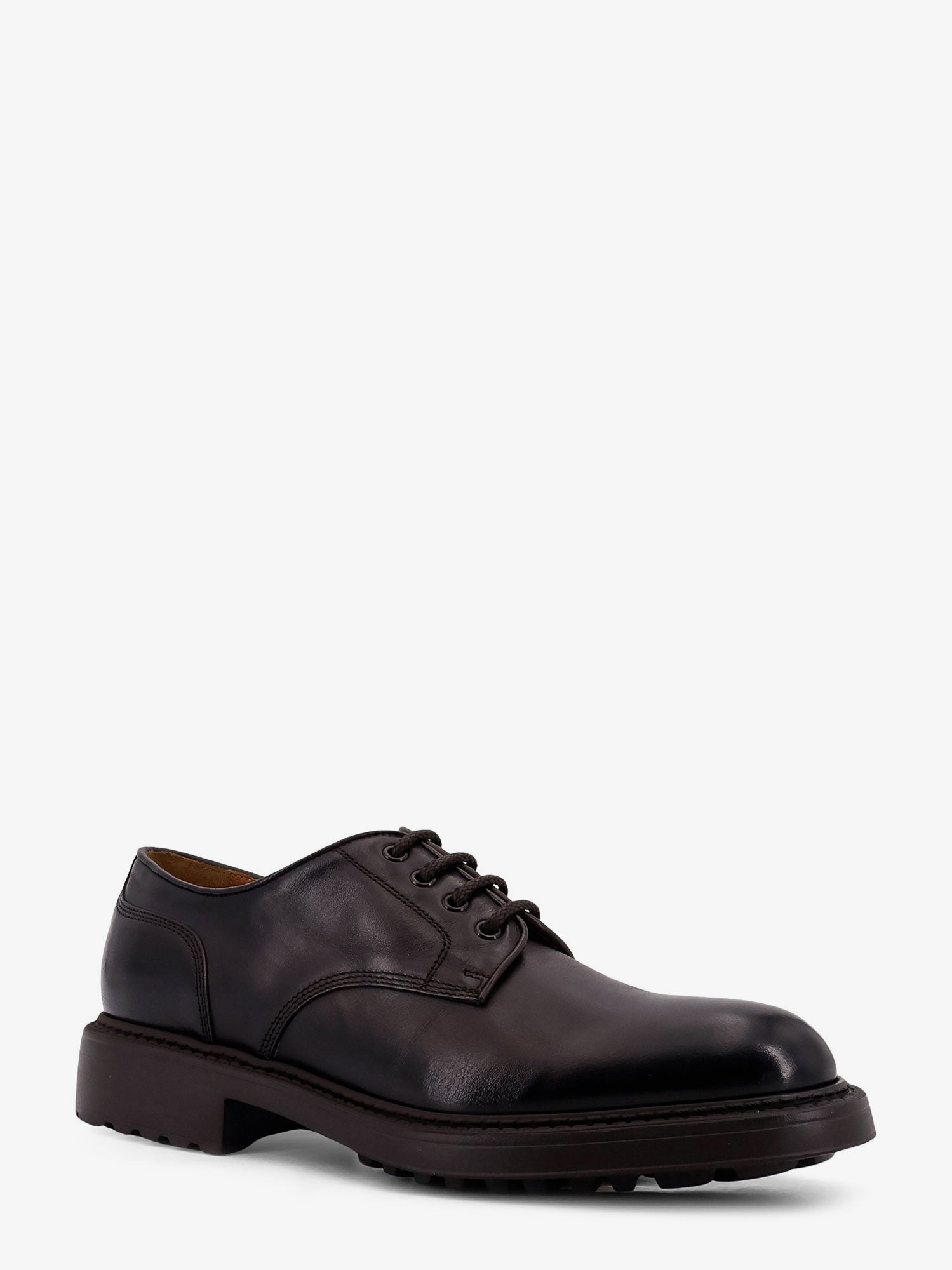 DOUCAL'S - Doucal'S Derby Leather Lace-Up Shoe - 2