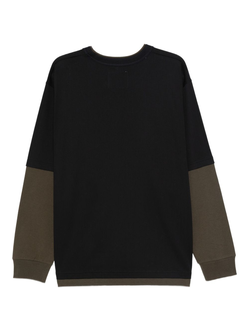 two-tone T-shirt - 2