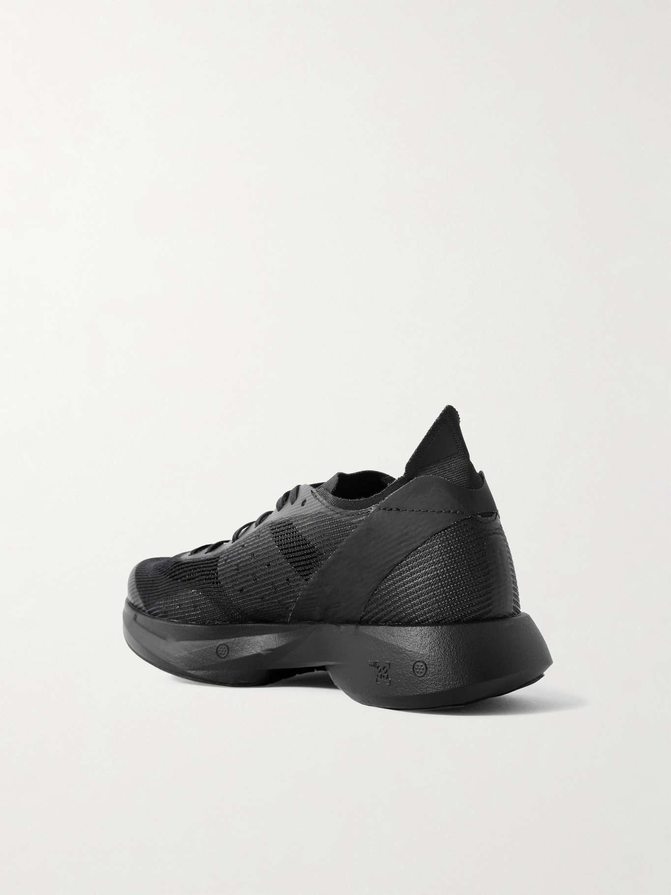 + Y-3 Takumi Sen 10 rubber-trimmed mesh sneakers - 3