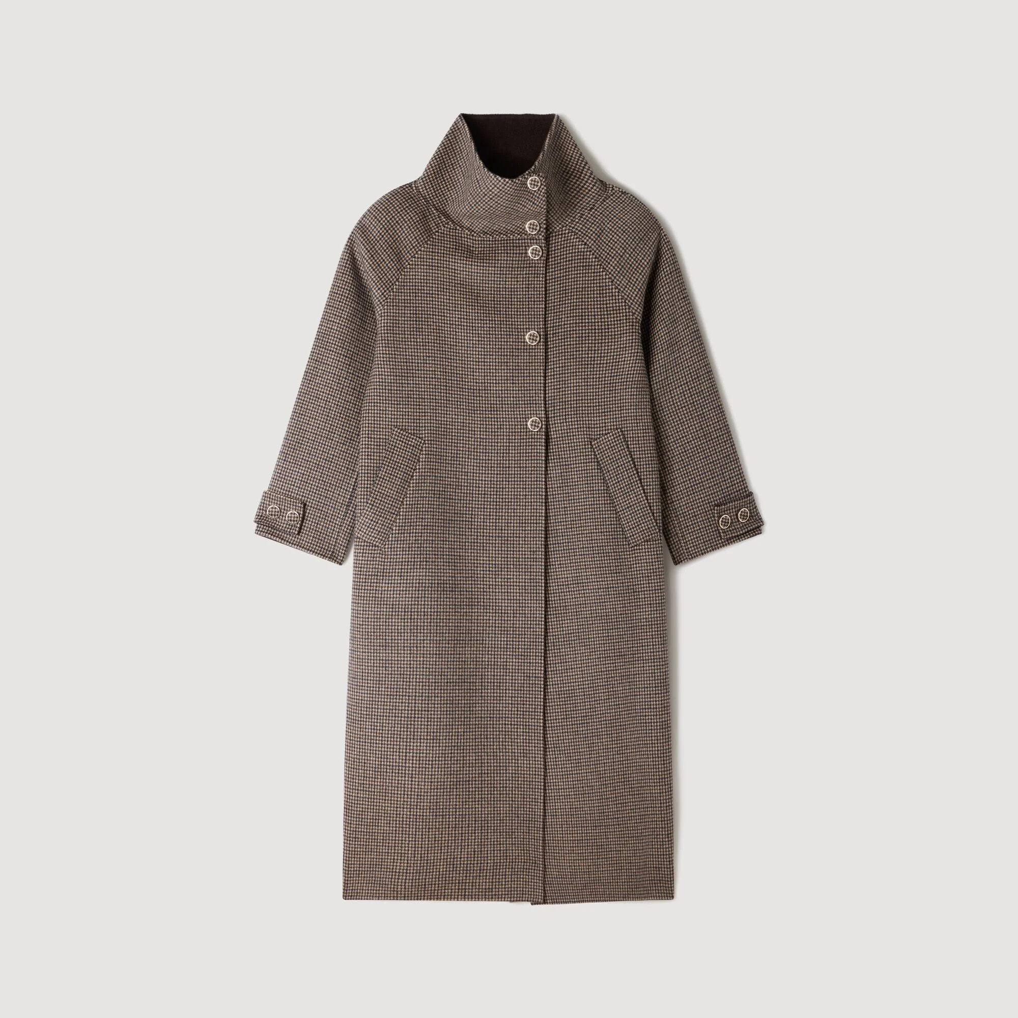 OVERSIZED CHECK COAT - 1