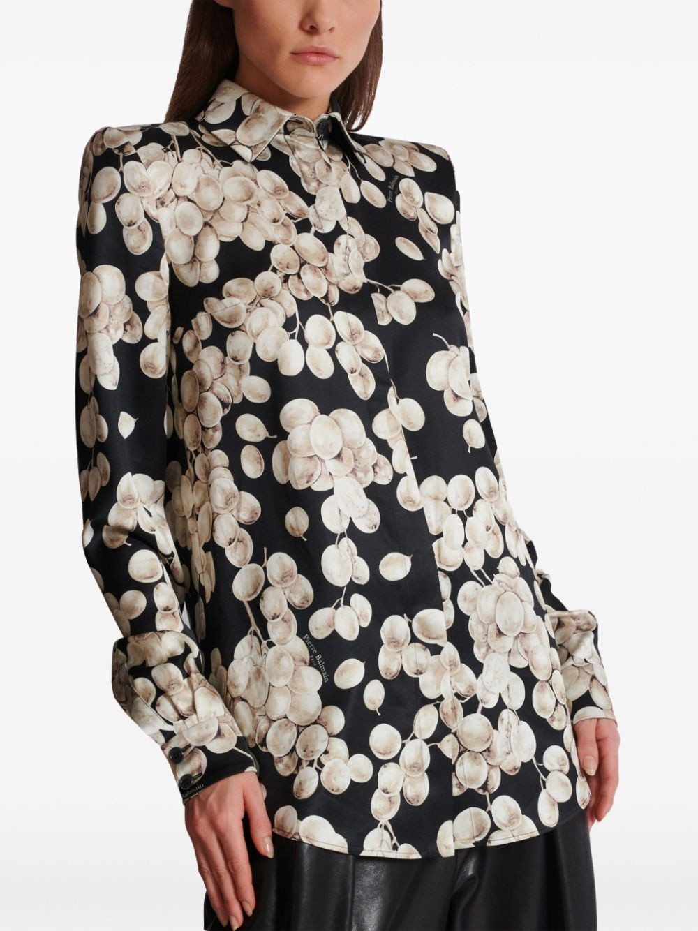 raisin-print shirt - 6