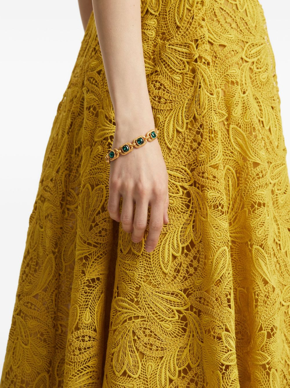 square-shaped chain bracelet - 2