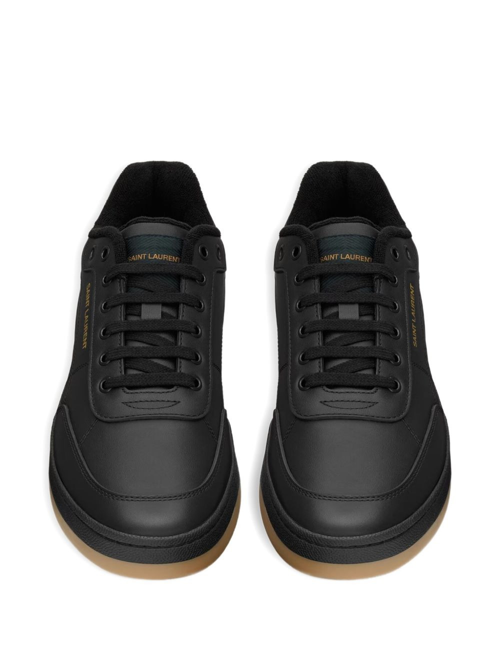 SL/61 leather logo sneakers - 4