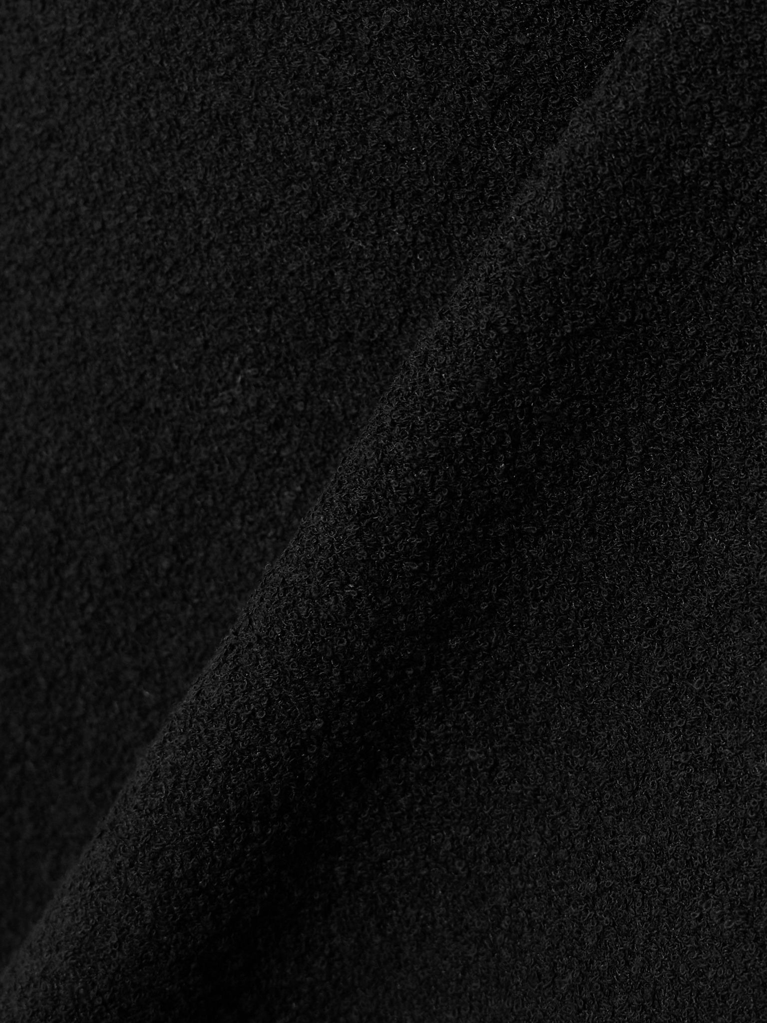 Chiara cotton-blend bouclé maxi dress Black - 4