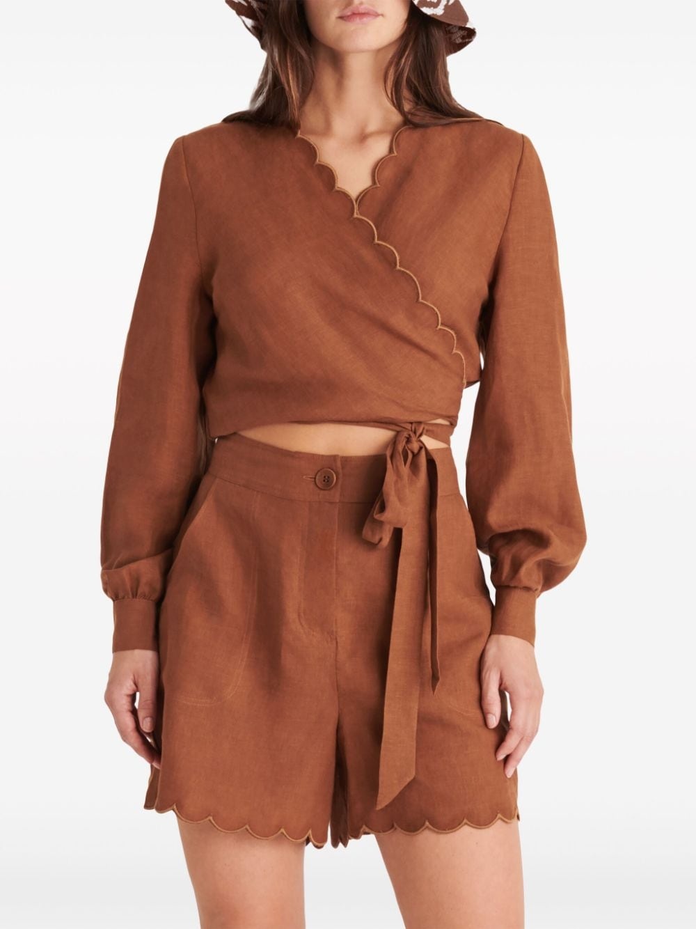 Joli linen crop top - 3