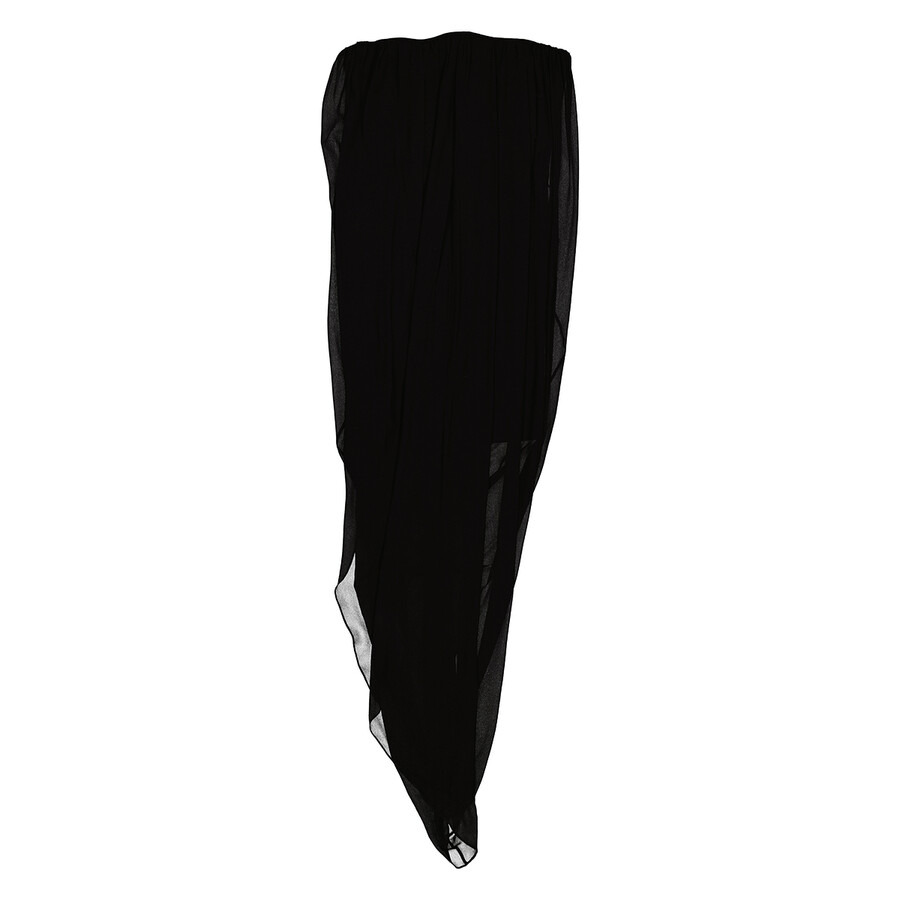Burberry Black Mulberry Silk Evening Violet Draped Dress - 5
