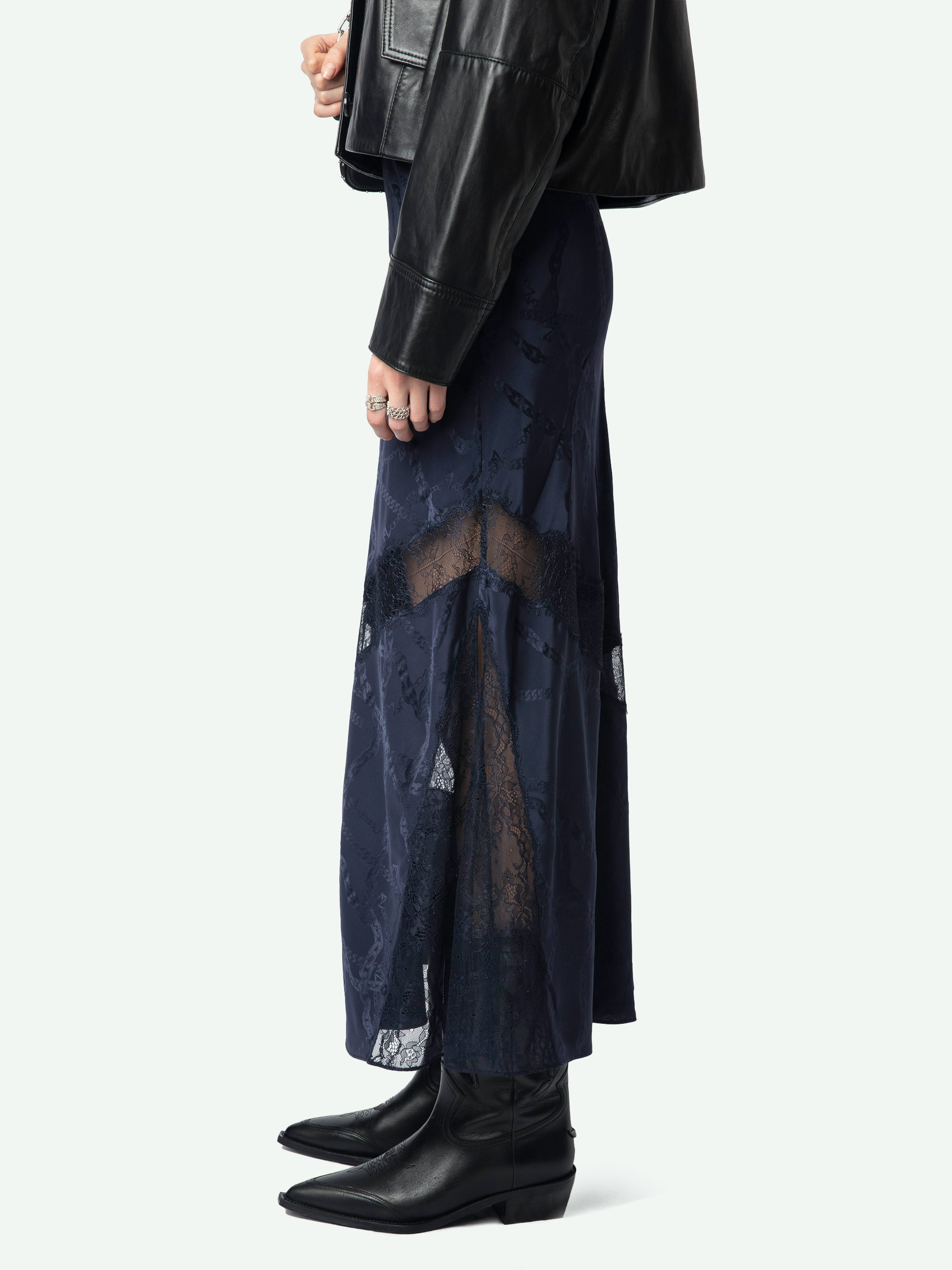 Jaylal Silk Skirt - 7