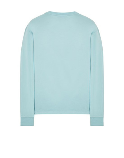 Stone Island 22713 GARMENT-DYED COTTON JERSEY  AQUA outlook