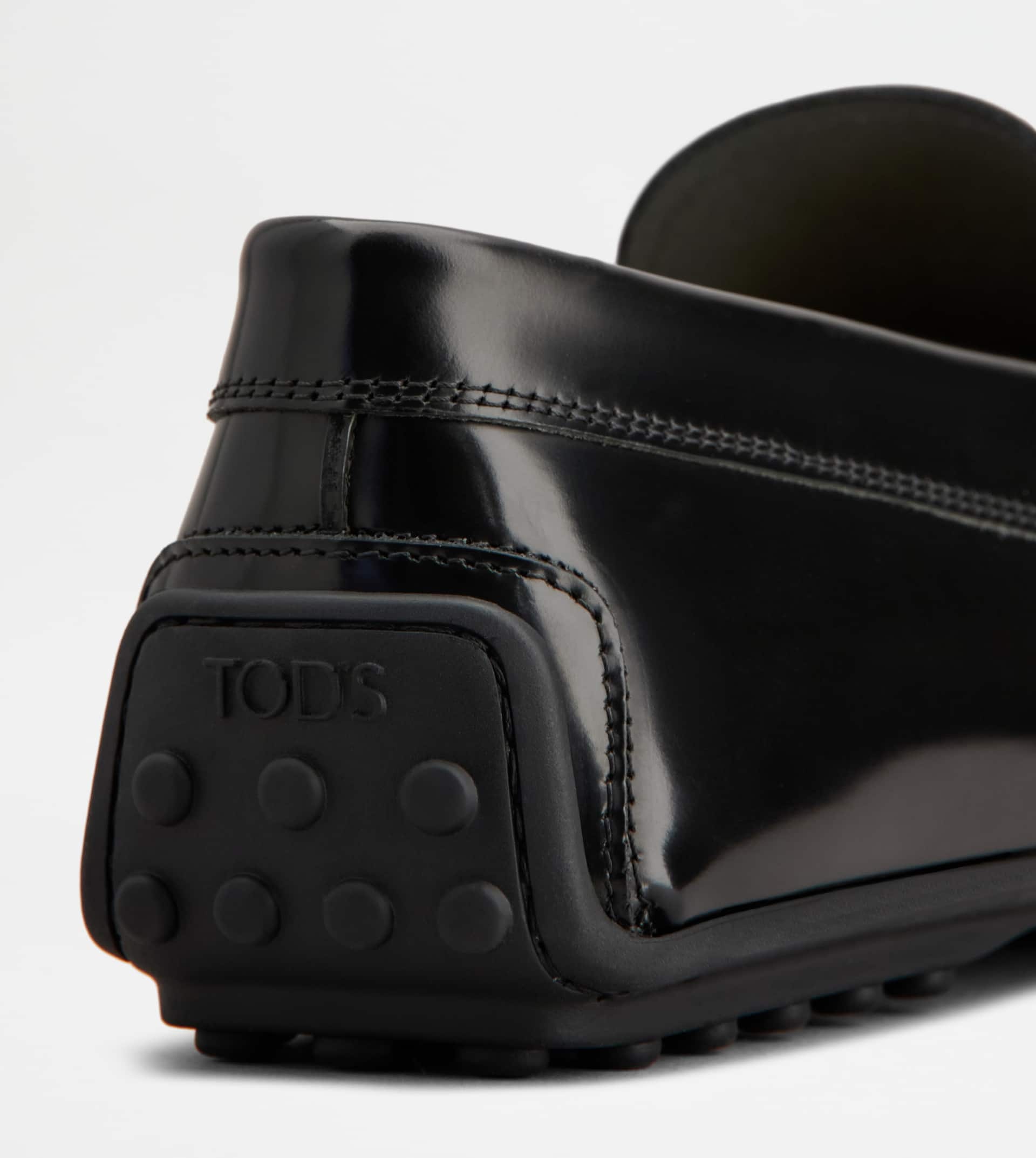 CITY GOMMINO DRIVING SHOES IN LEATHER - BLACK - 6
