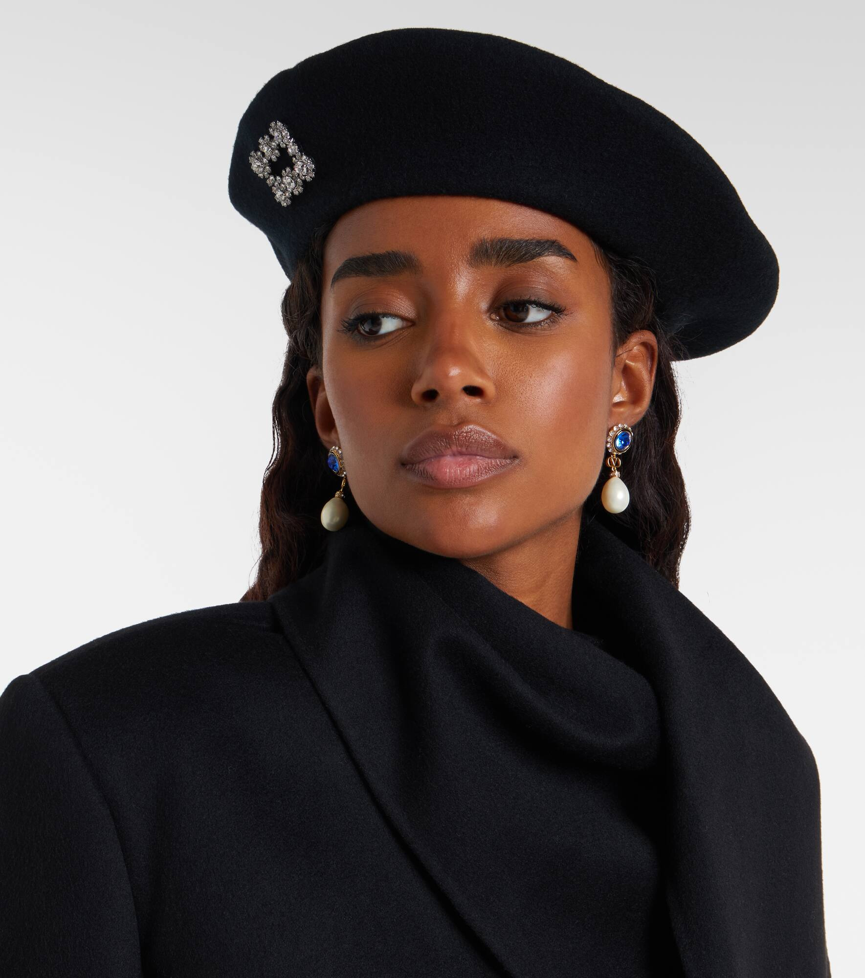 Embellished wool beret - 2
