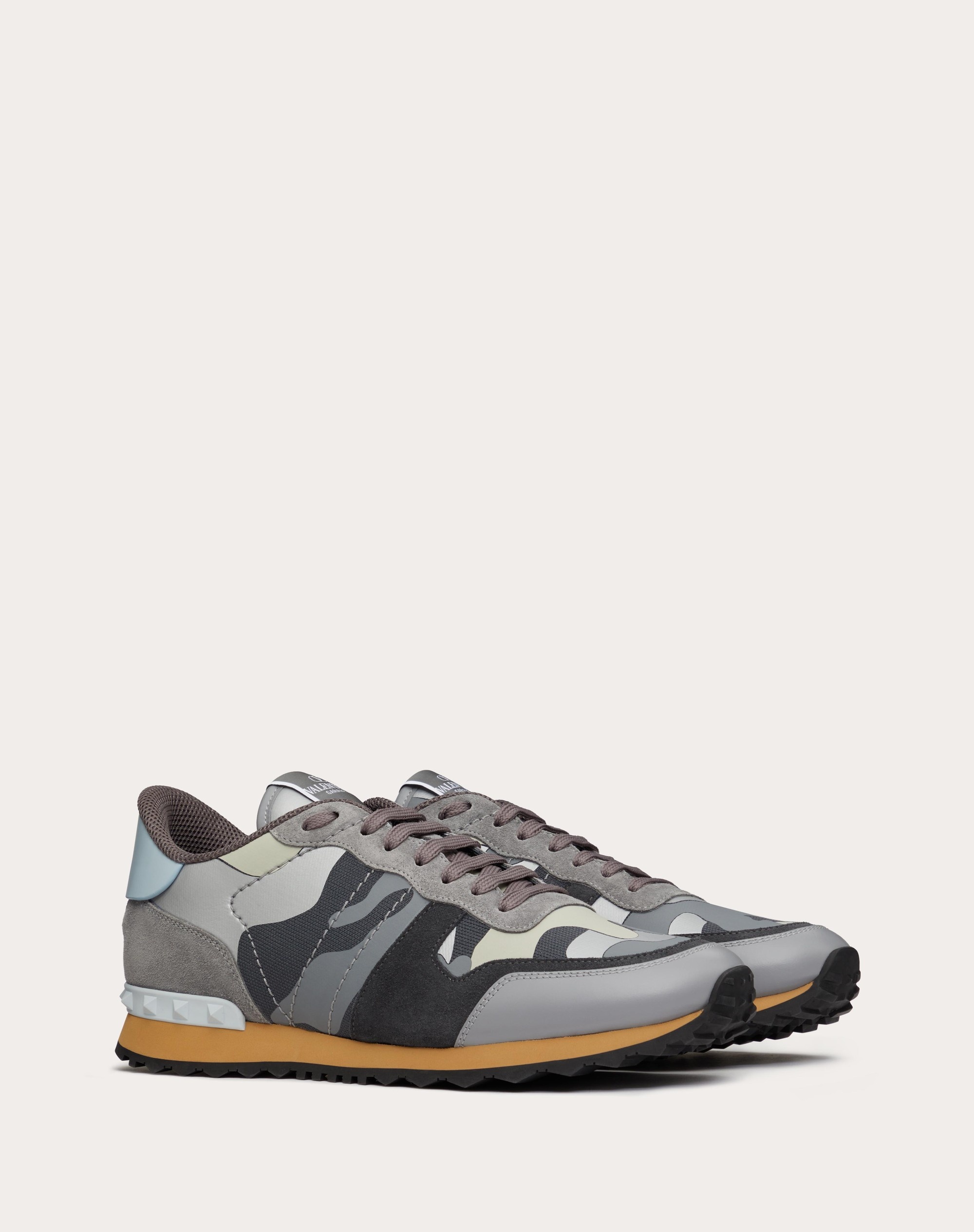 ROCKRUNNER CAMOUFLAGE SNEAKERS IN NAPPA FABRIC - 2