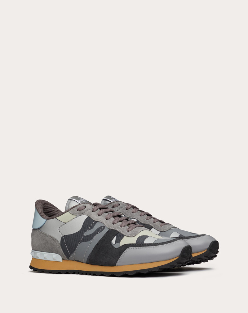 ROCKRUNNER CAMOUFLAGE SNEAKERS IN NAPPA FABRIC 2