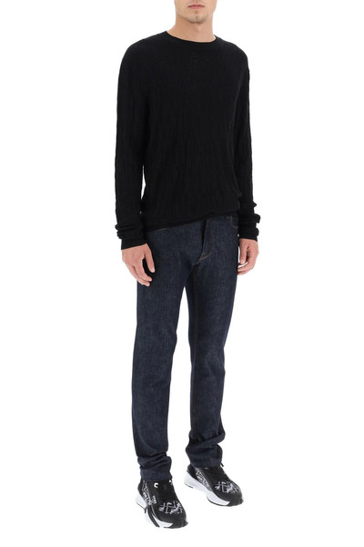 FENDI FF FISH-EYE CREWNECK SWEATER outlook