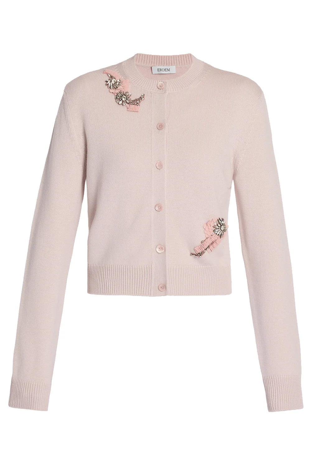 Embellished Long Sleeve Cardigan - 1