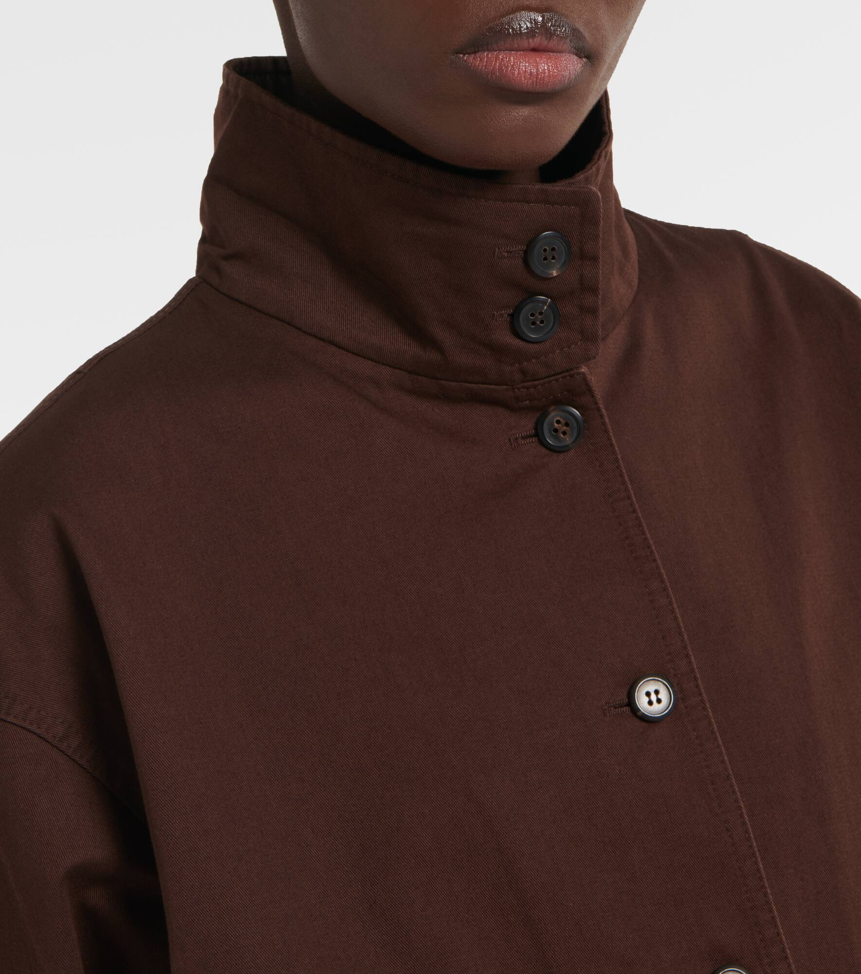 Oversized cotton field jacket - 4