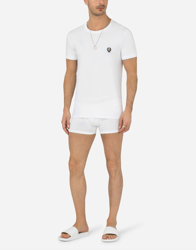 Dolce & Gabbana Bi-elastic t-shirt in cotton jersey outlook