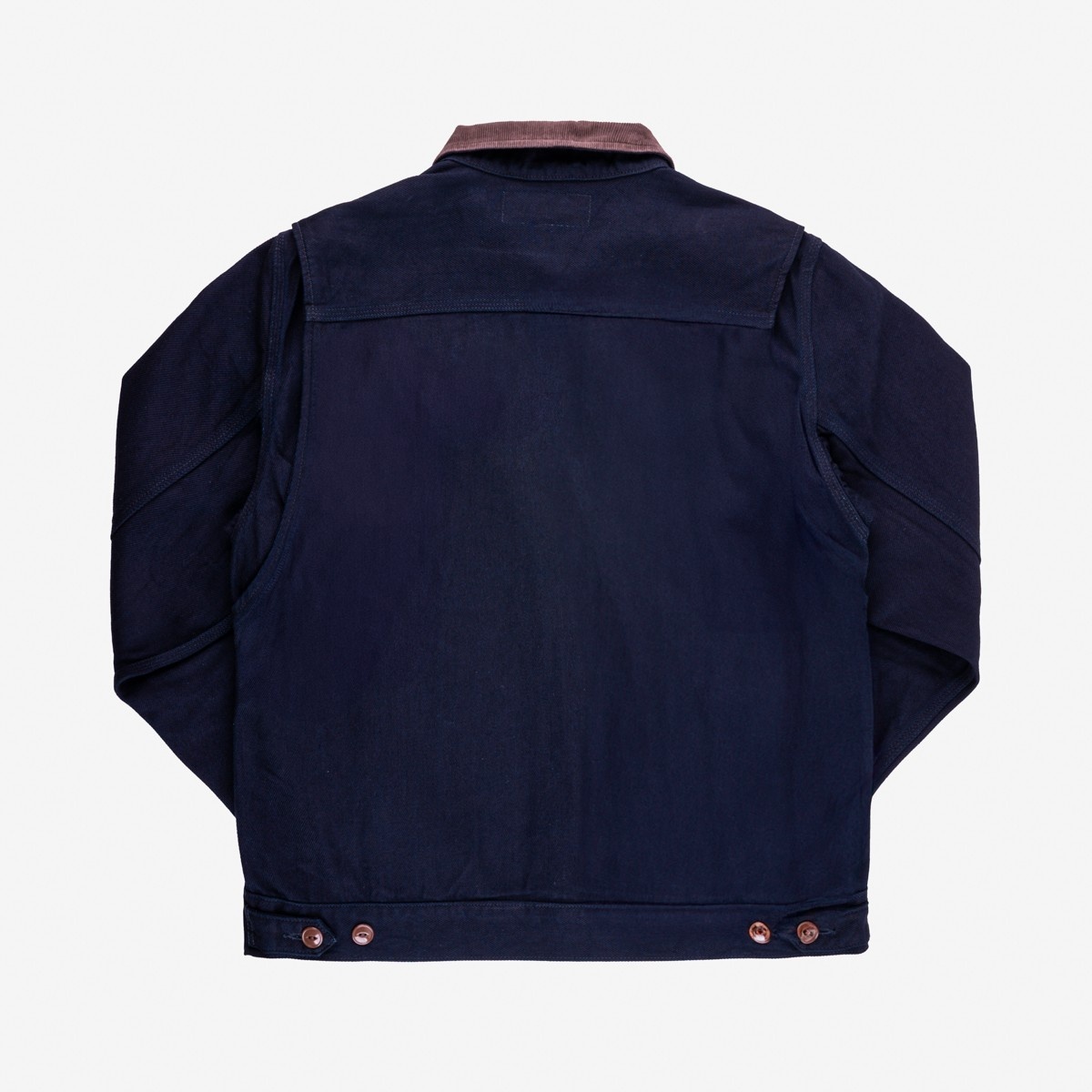 IHJ-143-IND 12oz Kersey Work Jacket - Indigo/Black - 6