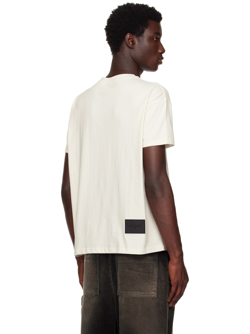 Off-White Cotton Mini Logo T-shirt - 3