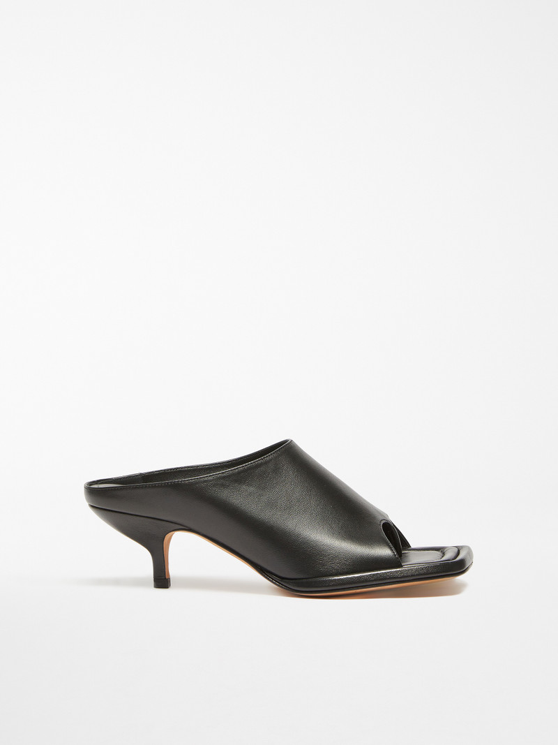 PATTINO Nappa leather T-post mules 1