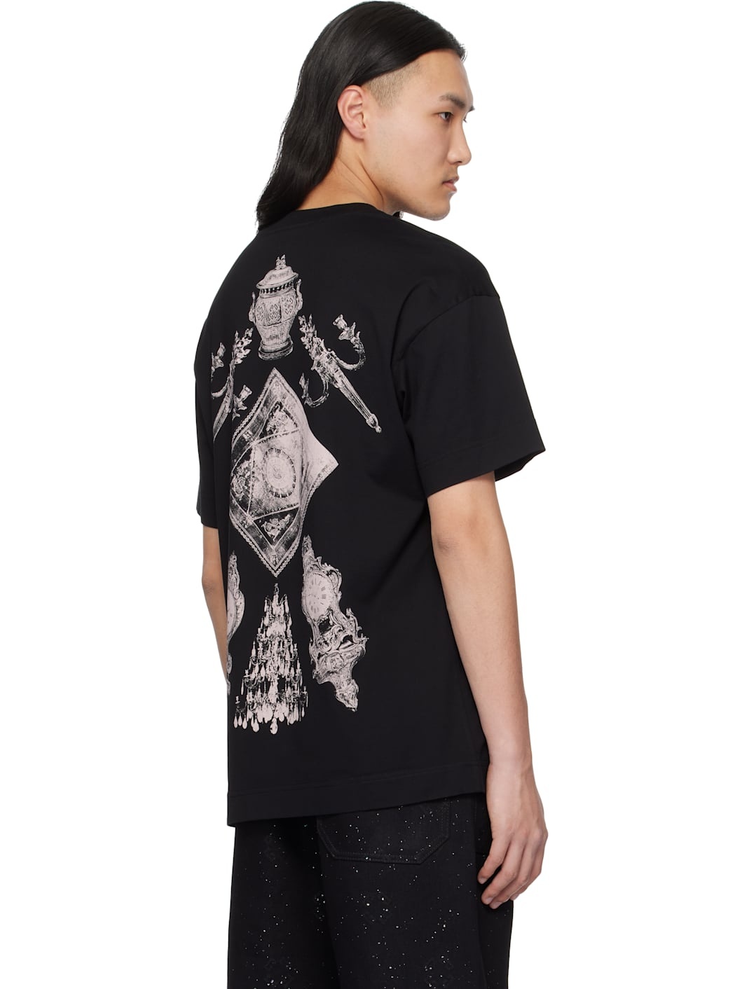 Black Hubert Objects Print T-shirt - 3