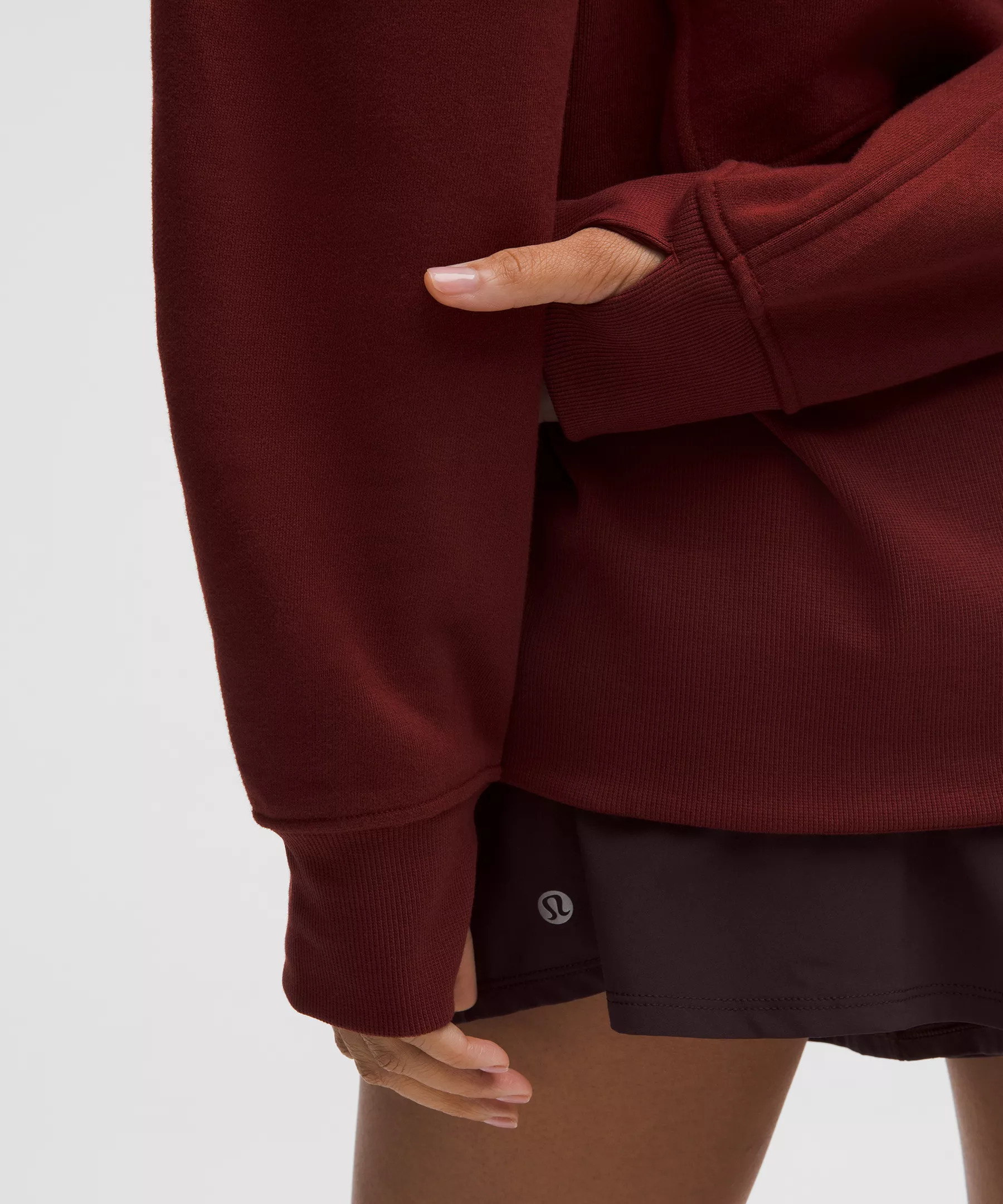 Scuba Oversized Half-Zip Hoodie *Long - 6