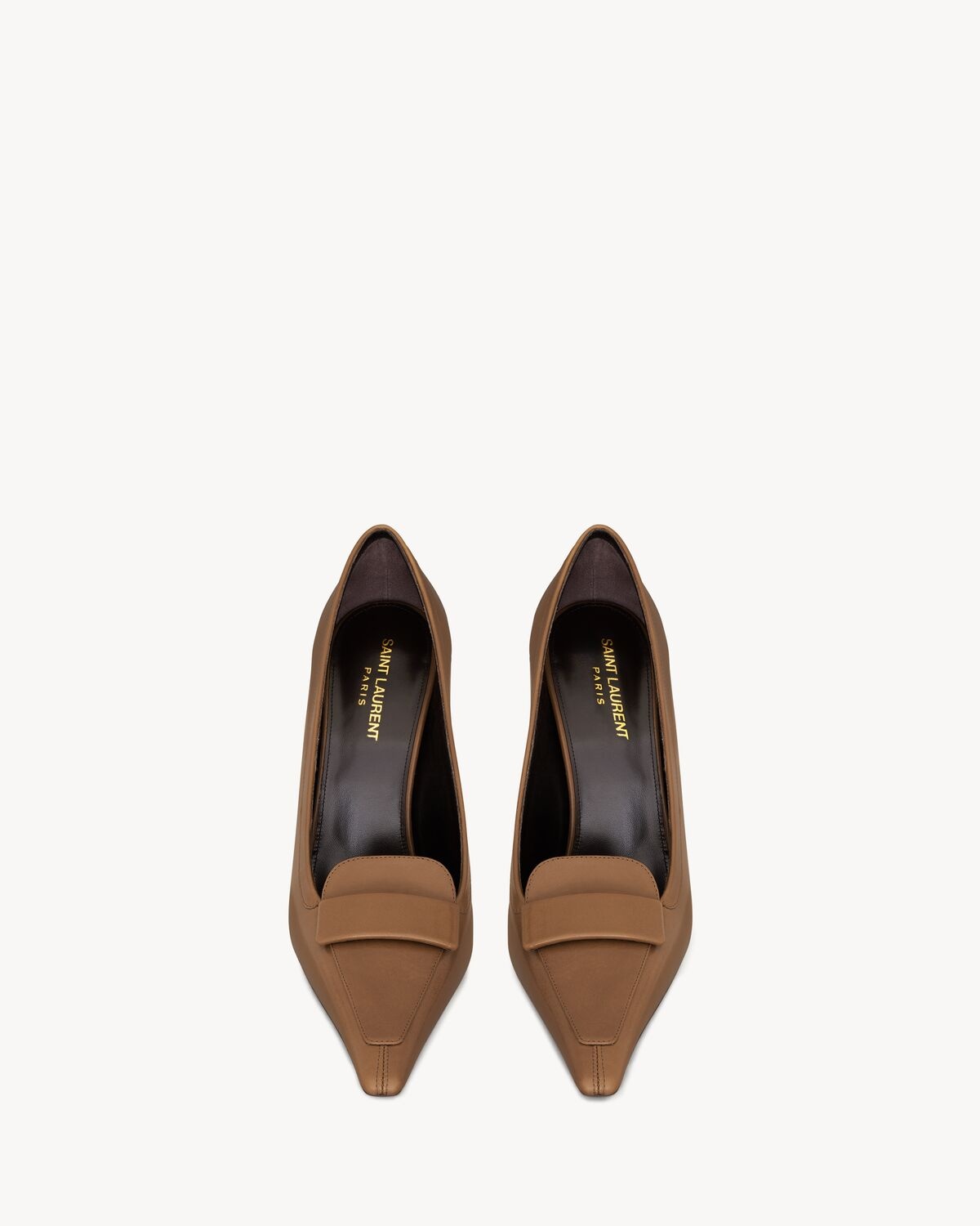 D'ORSAY PUMPS IN SMOOTH LEATHER - 3