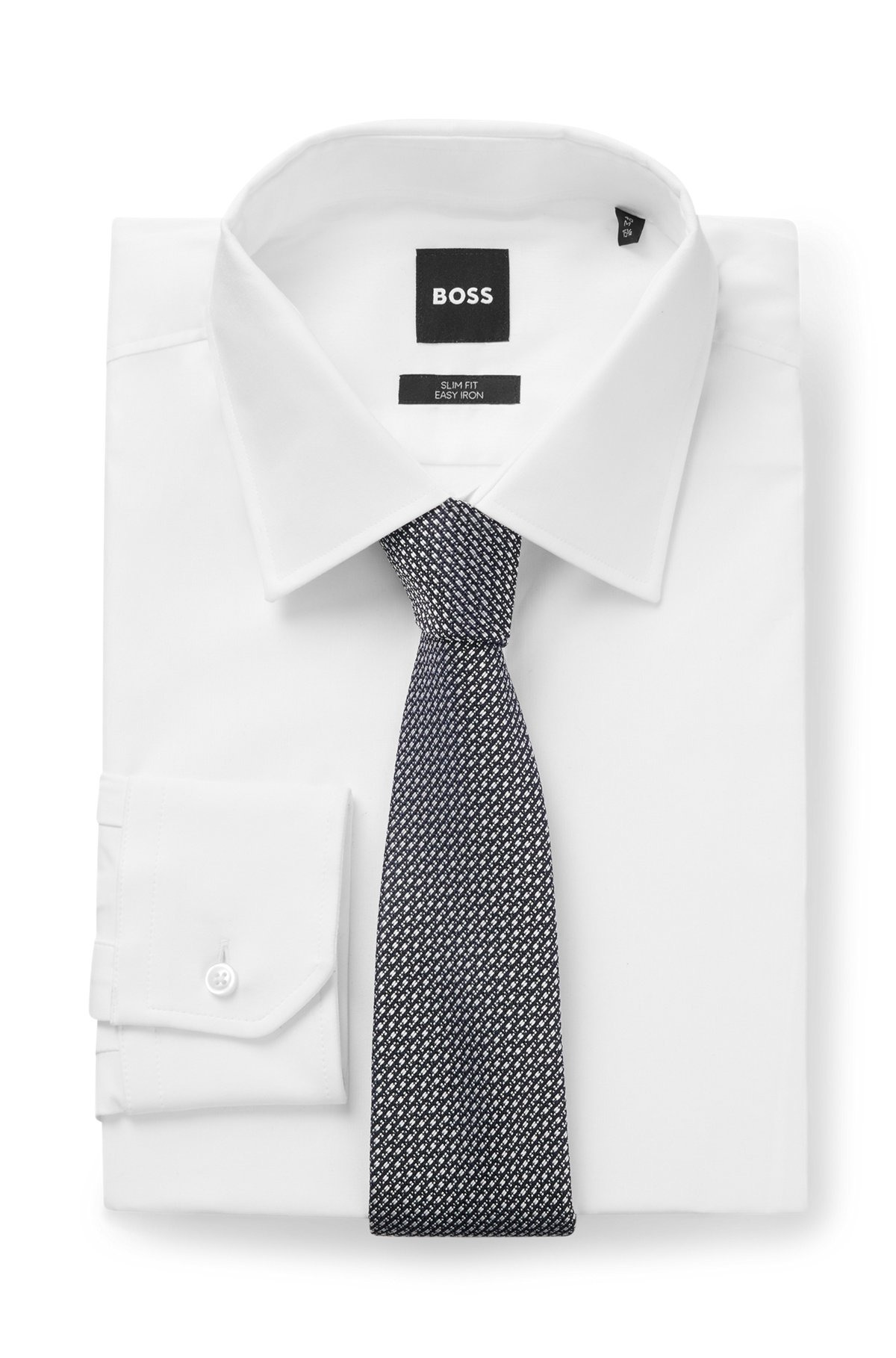 DIAGONAL-STRIPE TIE IN ITALIAN SILK JACQUARD - 3