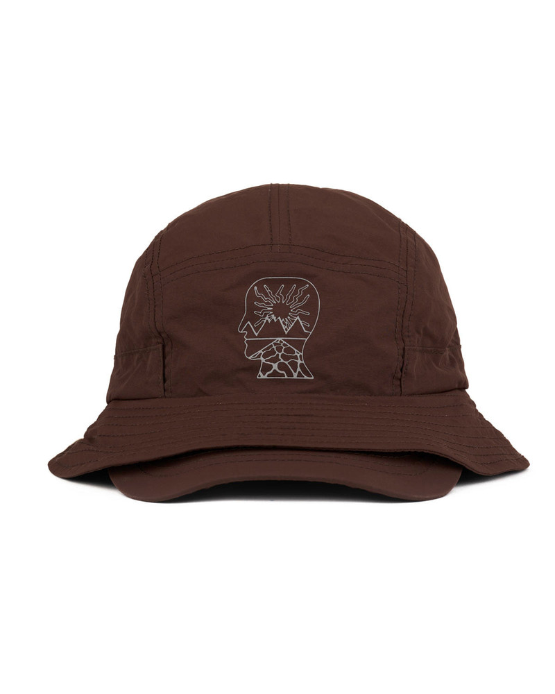 Brain Dead Equipment Bucket Brim Hat - Brown 1