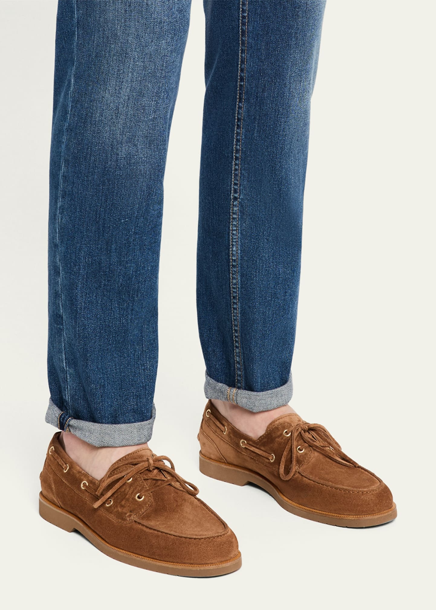 Men's Suede Boat Shoes - 2