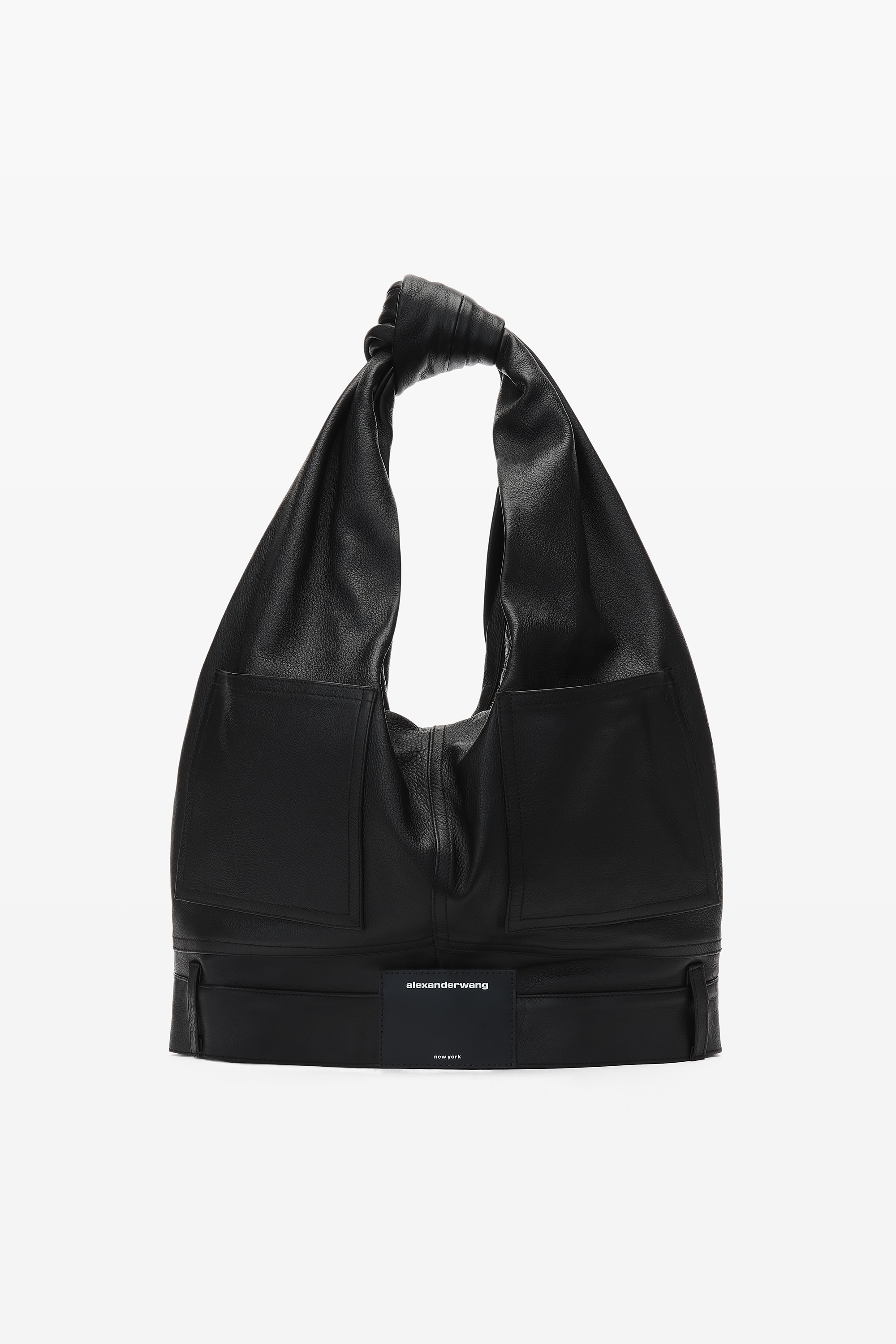 SMALL HOBO BAG IN MOTO LEATHER - 6
