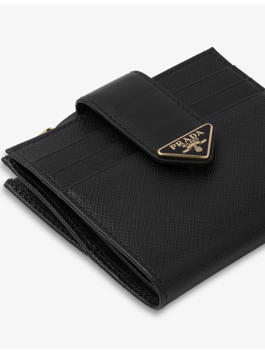 Logo-plaque bifold leather card holder - 2