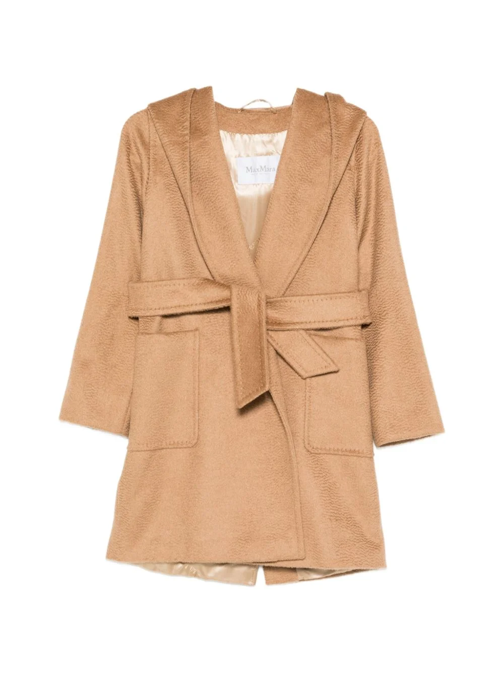 camel robe coat - camel - 1