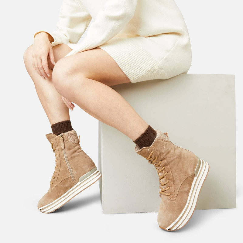 Ankle Boots Hogan Midi H222 Brown 7