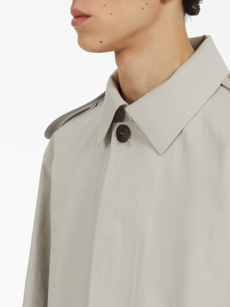 cotton-blend long coat 5