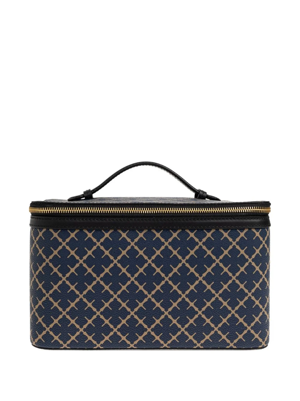 patterned vanity bag - 1