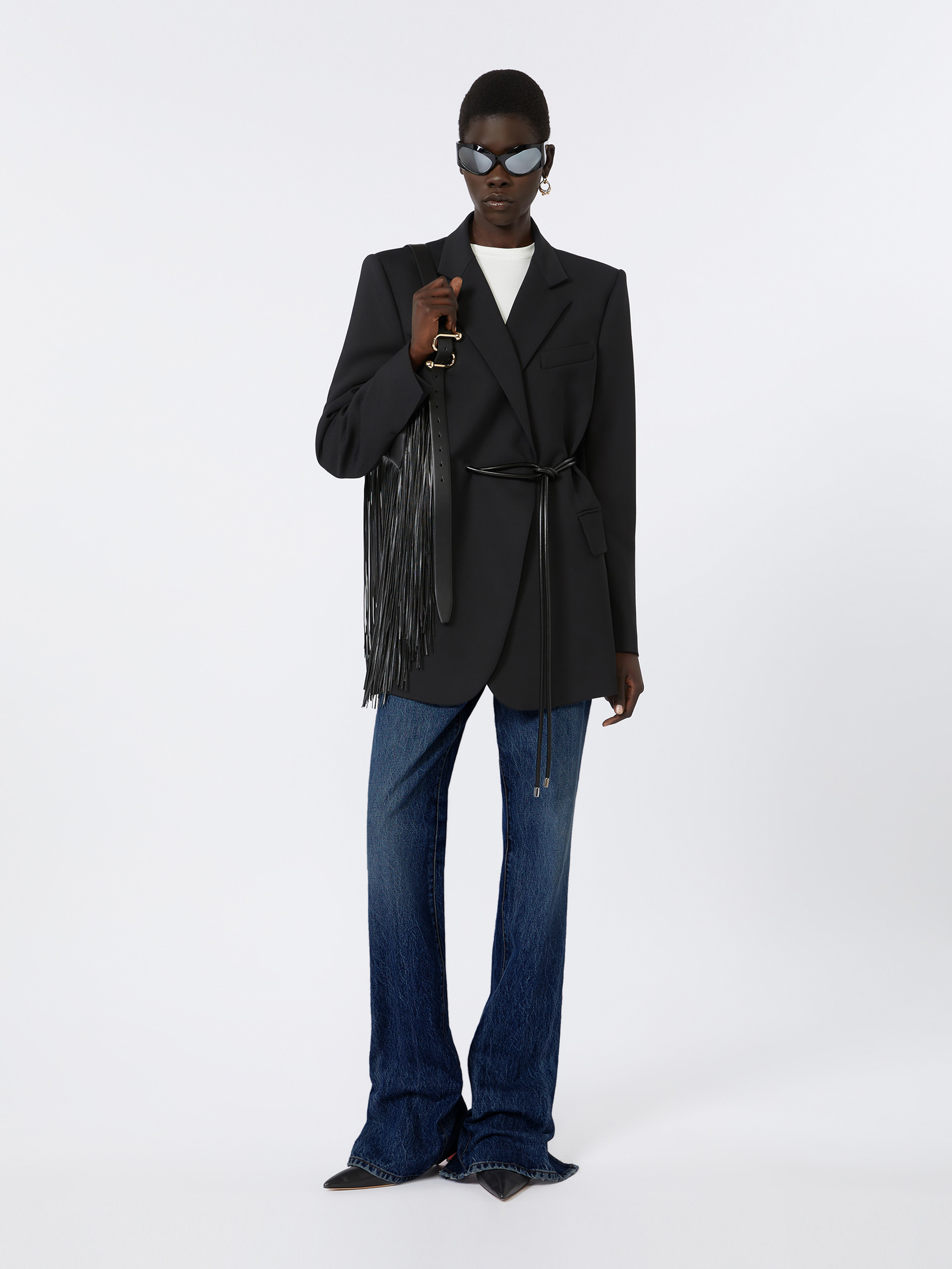 GLASSA Belted blazer - 2