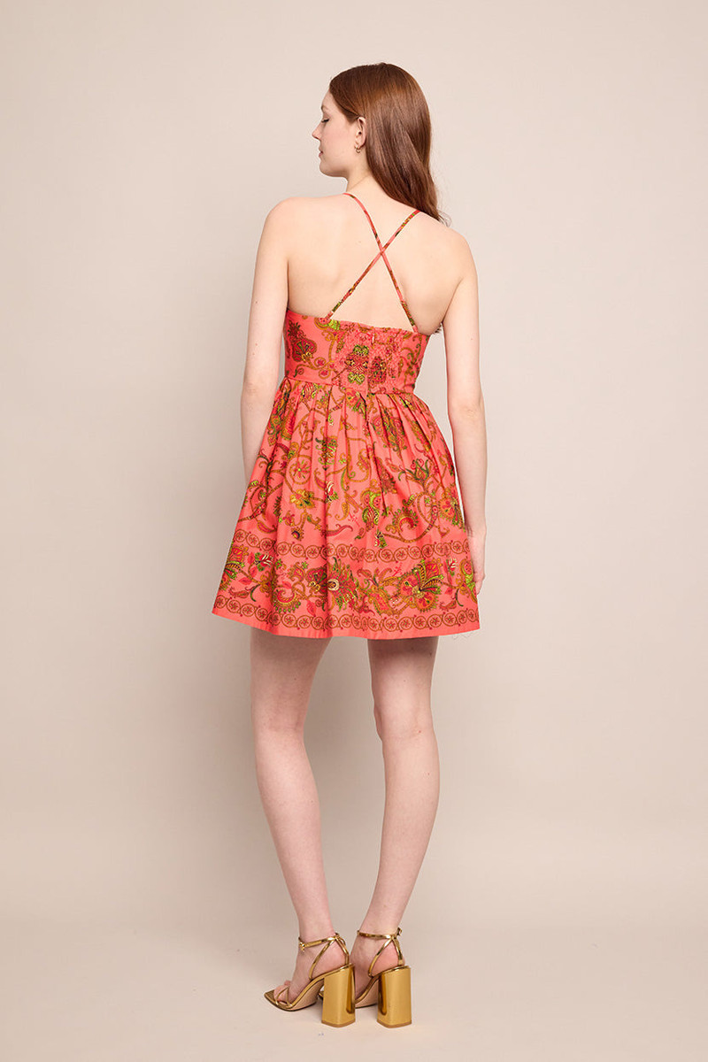 Leo Mini Dress Our Latest Silhouette Boasts An Empire Waist And A Chic Self-Tie Back 4