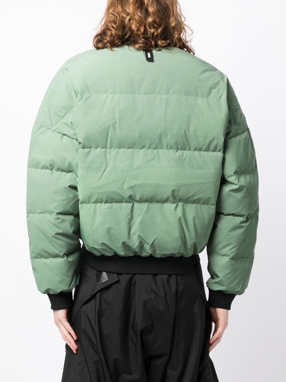 reflective bomber padded jacket - 4